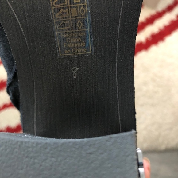 Sam Edelman Leonia Buckle Black Suede Bootie - Picture 12 of 15